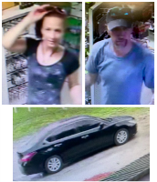Suspect, person of interest, and suspect vehicle